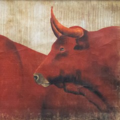 TAUREAUX - RED BULLS (200x120cm)